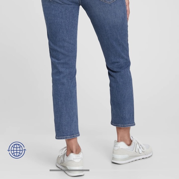 Maternity Inset Panel Vintage Slim Jeans with Washwell - Picture 3 of 5